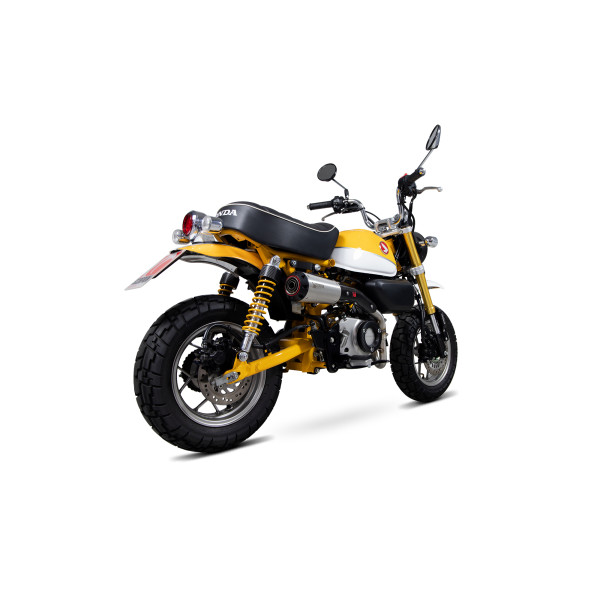 Scorpion Exhaust Honda Monkey 2018 - 2023 Red Power Full System Brushed Stainless Steel Sleeve